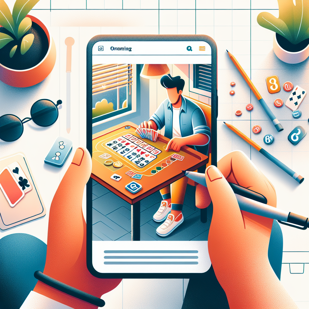 Rummy game on mobile